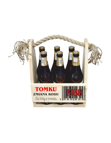 Nosidło do Piwa prezent na urodziny zmiana kodu na 3 z przodu