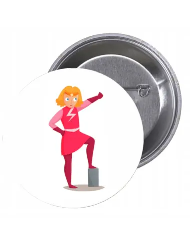 Przypinki buttony SUPER BOHATER znaczki badziki z grafiką