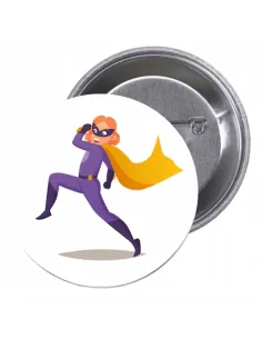 Przypinki buttony SUPER BOHATER znaczki badziki z grafiką