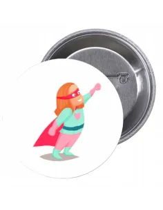 Przypinki buttony SUPER BOHATER znaczki badziki z grafiką