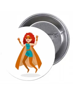 Przypinki buttony SUPER BOHATER znaczki badziki z grafiką