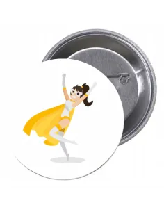 Przypinki buttony SUPER BOHATER znaczki badziki z grafiką