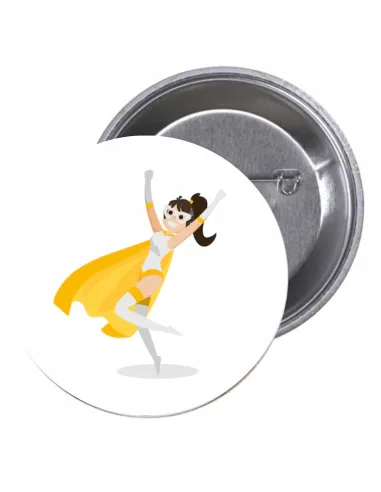 Przypinki buttony SUPER BOHATER znaczki badziki z grafiką