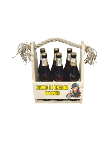 NOSIDŁO skrzynka NA PIWO nadruk dla Dziadka TANIO!