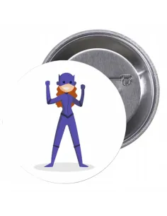 Przypinki buttony SUPER BOHATER znaczki badziki z grafiką