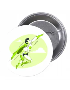 Przypinki buttony SUPER BOHATER znaczki badziki z grafiką