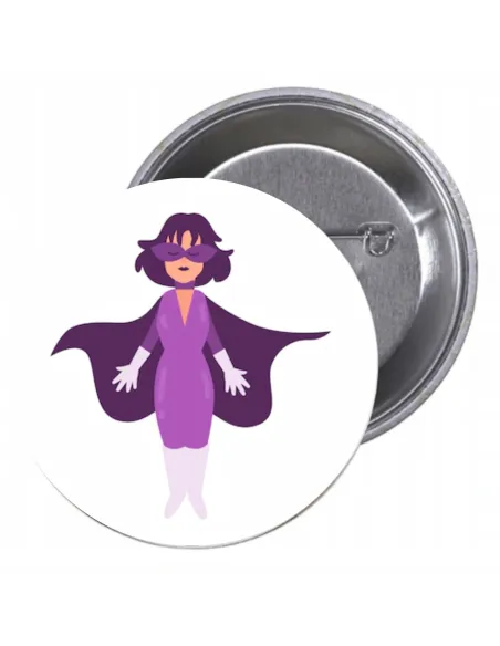 Przypinki buttony SUPER BOHATER znaczki badziki z grafiką