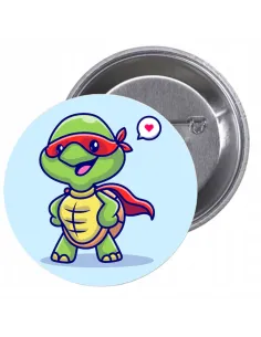 Przypinki buttony SUPER BOHATER znaczki badziki z grafiką