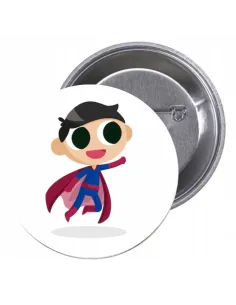 Przypinki buttony SUPER BOHATER znaczki badziki z grafiką