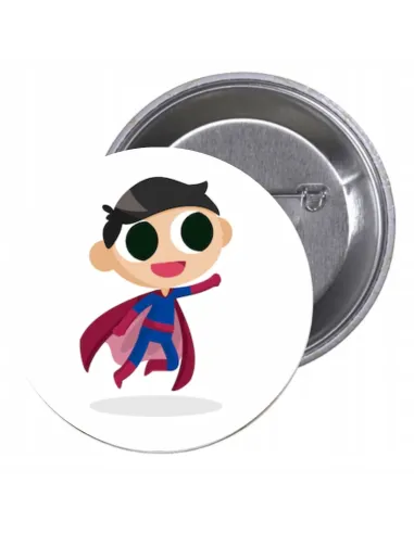 Przypinki buttony SUPER BOHATER znaczki badziki z grafiką