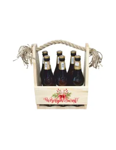 NOSIDŁO skrzynka NA PIWO prezent święta mikołajki