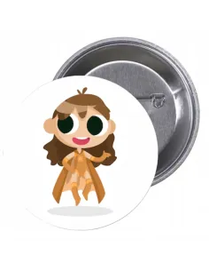 Przypinki buttony SUPER BOHATER znaczki badziki z grafiką