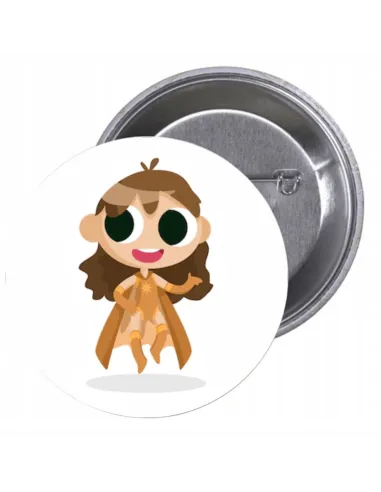 Przypinki buttony SUPER BOHATER znaczki badziki z grafiką