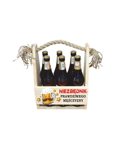 SKRZYNKA NOSIDŁO NA PIWO Z nadrukiem NA URODZINY