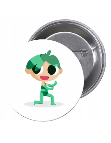 Przypinki buttony SUPER BOHATER znaczki badziki z grafiką