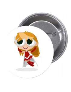 Przypinki buttony SUPER BOHATER znaczki badziki z grafiką