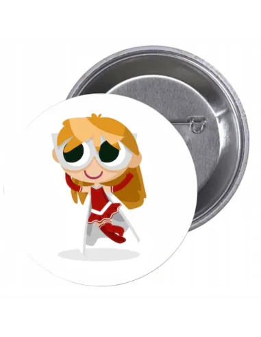 Przypinki buttony SUPER BOHATER znaczki badziki z grafiką