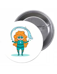 Przypinki buttony SUPER BOHATER znaczki badziki z grafiką