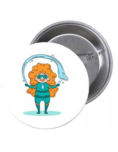 Przypinki buttony SUPER BOHATER znaczki badziki z grafiką