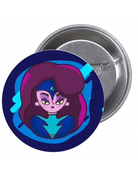 Przypinki buttony SUPER BOHATER znaczki badziki z grafiką