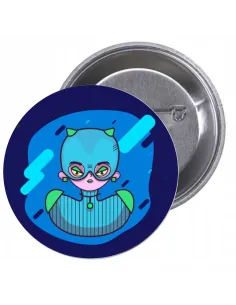 Przypinki buttony SUPER BOHATER znaczki badziki z grafiką