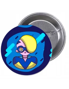 Przypinki buttony SUPER BOHATER znaczki badziki z grafiką