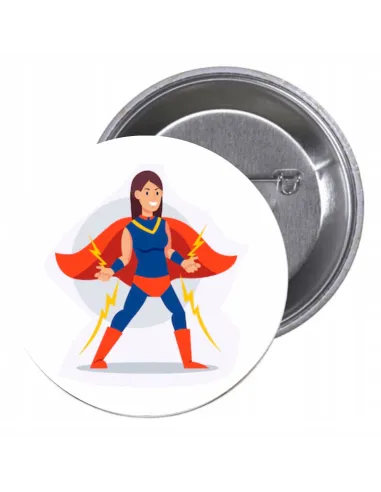 Przypinki buttony SUPER BOHATER znaczki badziki z grafiką