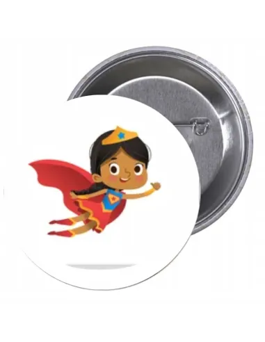 Przypinki buttony SUPER BOHATER znaczki badziki z grafiką