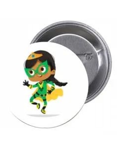 Przypinki buttony SUPER BOHATER znaczki badziki z grafiką