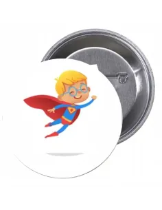 Przypinki buttony SUPER BOHATER znaczki badziki z grafiką