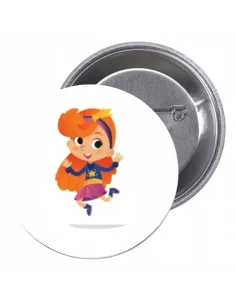 Przypinki buttony SUPER BOHATER znaczki badziki z grafiką