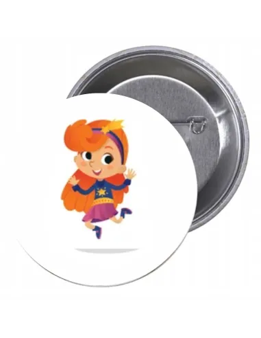 Przypinki buttony SUPER BOHATER znaczki badziki z grafiką