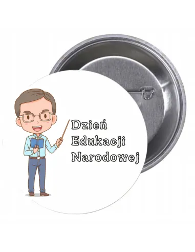 Przypinki buttony DZIEŃ EDUKACJI NARODOWEJ  znaczki badziki z grafiką