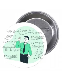 Przypinki buttony SUPER NAUCZYCIEL  znaczki badziki z grafiką