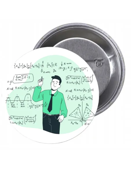 Przypinki buttony SUPER NAUCZYCIEL  znaczki badziki z grafiką