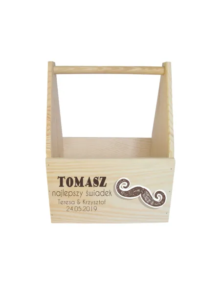 NOSIDŁO skrzynka PREZENT dla świadka podziękowanie