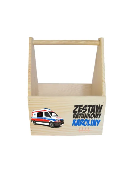 SKRZYNKA nosidło NA PIWO PREZENT dla medyka nadruk