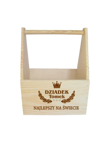 NOSIDŁO NA PIWO skrzynka na piwo na dzień dziadka