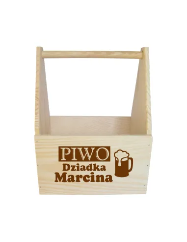 NOSIDŁO NA PIWO skrzynka prezent na dzień dziadka
