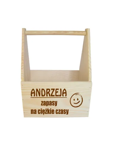 NOSIDŁO skrzynka NA PIWO prezent dla męża taty