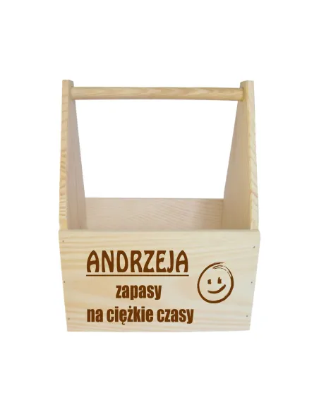 NOSIDŁO skrzynka NA PIWO prezent dla męża taty