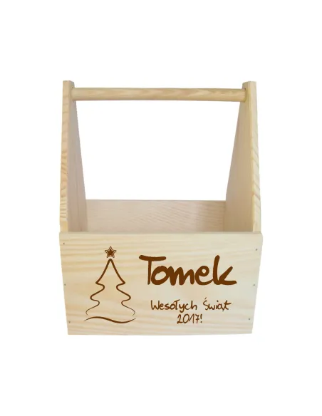 NOSIDŁO skrzynka NA PIWO prezent na święta choinkę