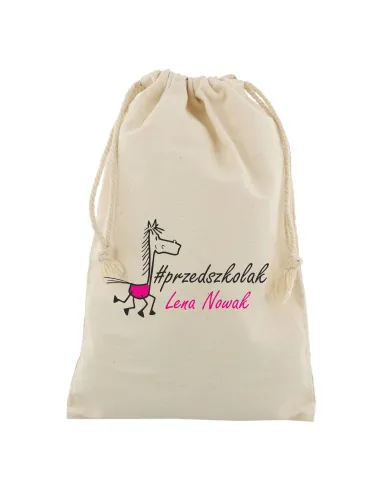 Worek z nadrukiem przedszkolak imię nazwisko