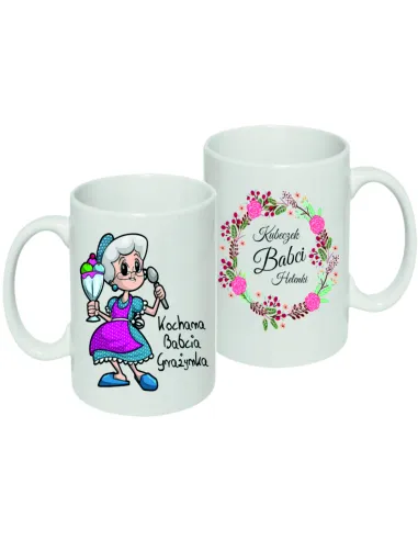 Kubek z nadrukiem kubek babci