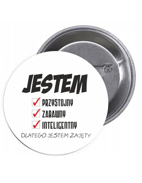 Przypinki buttony DZIEŃ CHŁOPAKA, MĘŻCZYZNY  znaczki badziki z grafiką