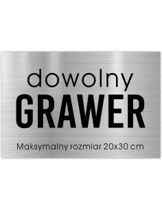 Tabliczka grawerowna na laminacie grawerskim