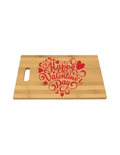 Bambusowa deska nadruk UV WALENTYNKI prezent HIT