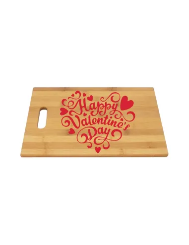 Bambusowa deska nadruk UV WALENTYNKI prezent HIT