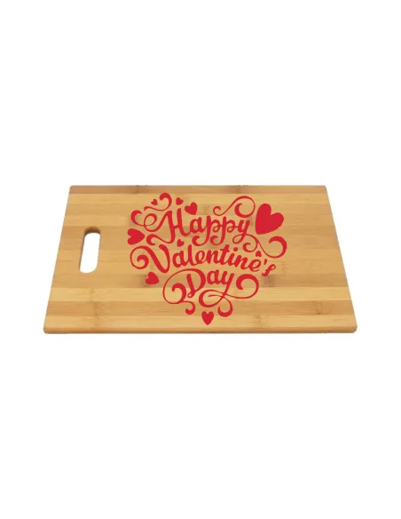 Bambusowa deska nadruk UV WALENTYNKI prezent HIT
