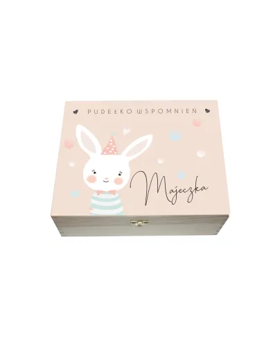 PUDEŁKO WSPOMNIEŃ na CHRZEST ROCZEK nadruk UV foto